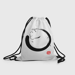 Рюкзак-мешок Котик на тебе спит, цвет: 3D-принт