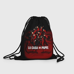 Мешок для обуви ГЕРОИ СЕРИАЛА БУМАЖНЫЙ ДОМ - LA CASA DE PAPEL