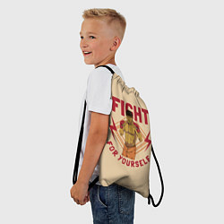Рюкзак-мешок FIGHT FOR YOURSELF, цвет: 3D-принт — фото 2