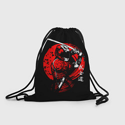 Рюкзак-мешок МОТО САМУРАЙ С КАТАНОЙ JAPAN SAMURAI, цвет: 3D-принт