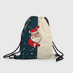 Рюкзак-мешок Happy New Year Дед Мороз, цвет: 3D-принт