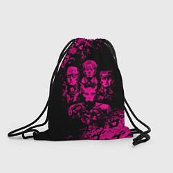 Рюкзак-мешок JOJO BIZARRE ADVENTURE ПЕРСОНАЖИ, цвет: 3D-принт