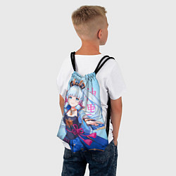 Рюкзак-мешок Аяка - Геншин Импакт, цвет: 3D-принт — фото 2