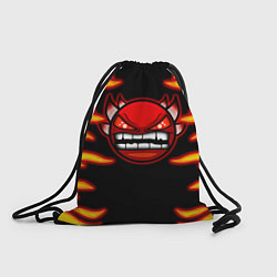 Рюкзак-мешок Geometry Dash: Smiley Demon, цвет: 3D-принт