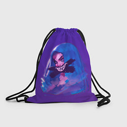 Рюкзак-мешок Спрячь свои эмоции, цвет: 3D-принт