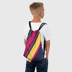 Рюкзак-мешок Геометрический Строй, цвет: 3D-принт — фото 2