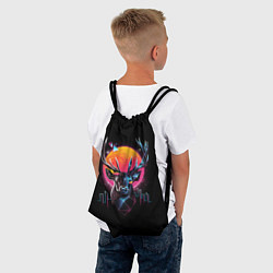 Рюкзак-мешок ПОЛИГОНАЛЬНЫЙ ОЛЕНЬ, цвет: 3D-принт — фото 2