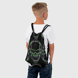 Рюкзак-мешок Skulls vanguard pattern 2077, цвет: 3D-принт — фото 2