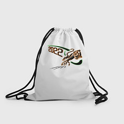 Рюкзак-мешок Тигр с когтями Символ 2022 года, цвет: 3D-принт