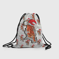 Рюкзак-мешок Тигр, спускающийся с гор, цвет: 3D-принт
