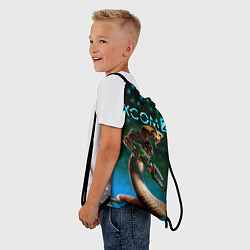 Рюкзак-мешок XCOM ИКС КОМ рептилия, цвет: 3D-принт — фото 2