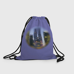Рюкзак-мешок Абстракция Москва Сити, цвет: 3D-принт