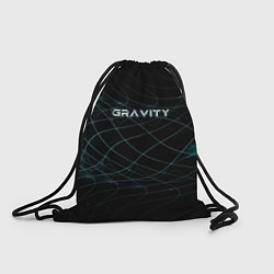 Рюкзак-мешок Gravity blue line theme, цвет: 3D-принт