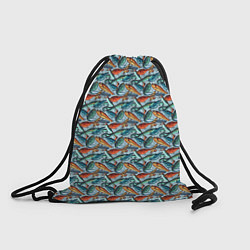 Рюкзак-мешок Приманки Рыболовные, цвет: 3D-принт