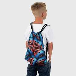 Рюкзак-мешок ЛИЦО ХАГИ ВАГИ, POPPY PLAYTIME, цвет: 3D-принт — фото 2