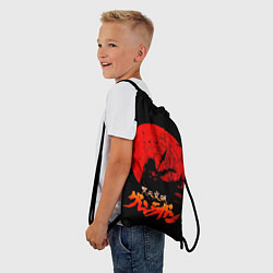 Рюкзак-мешок Красное солнце Гуррен-Лаганн, цвет: 3D-принт — фото 2