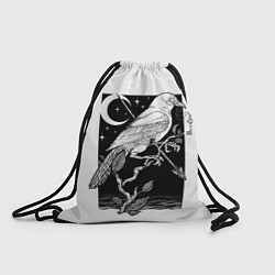 Рюкзак-мешок Оккультный Ворон, цвет: 3D-принт