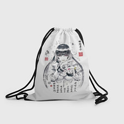 Рюкзак-мешок Безумный азарт - Юмэко Джабами иероглифы, цвет: 3D-принт