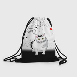 Рюкзак-мешок CAT LOVE, цвет: 3D-принт