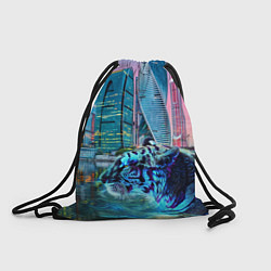 Рюкзак-мешок Плывущий хищник, цвет: 3D-принт
