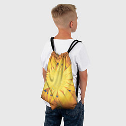 Рюкзак-мешок Солнечный цветок Абстракция 535-332-32, цвет: 3D-принт — фото 2