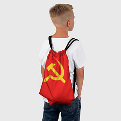 Рюкзак-мешок Красный Советский союз, цвет: 3D-принт — фото 2