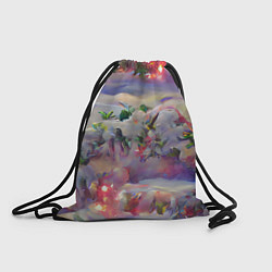 Рюкзак-мешок Милое рождество, цвет: 3D-принт