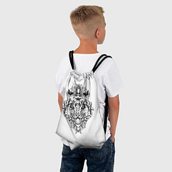 Рюкзак-мешок Тигровый оскал, цвет: 3D-принт — фото 2