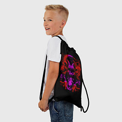 Рюкзак-мешок Череп козла, цвет: 3D-принт — фото 2