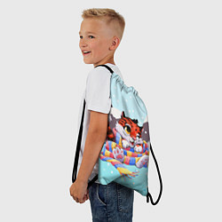 Рюкзак-мешок Тигренок 2022 в шарфе, цвет: 3D-принт — фото 2