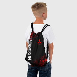 Рюкзак-мешок MITSUBISHIC MILITARY GEOMETRY RED, цвет: 3D-принт — фото 2