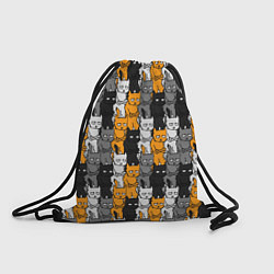 Рюкзак-мешок Злой Кот мем, цвет: 3D-принт