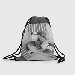 Рюкзак-мешок Дробные размерности, цвет: 3D-принт