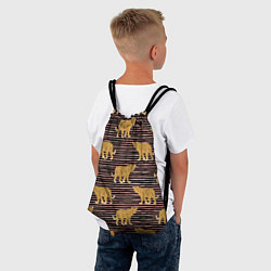 Рюкзак-мешок Леопарды паттерн, цвет: 3D-принт — фото 2