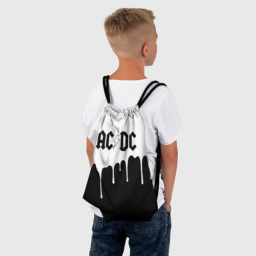 Мешок для обуви ACDC подтёки / 3D-принт – фото 4