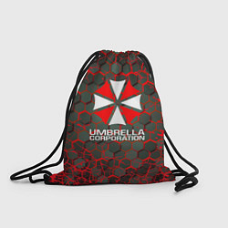 Рюкзак-мешок Umbrella Corporation соты, цвет: 3D-принт