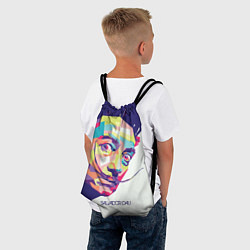 Рюкзак-мешок Salvador Dali - pop art, цвет: 3D-принт — фото 2
