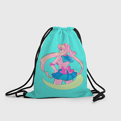 Рюкзак-мешок Мун спиной, цвет: 3D-принт