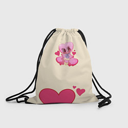 Рюкзак-мешок Любовь Киси миси, цвет: 3D-принт
