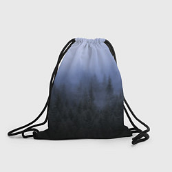 Рюкзак-мешок КРАСИВЫЙ ЛЕС В ТУМАНЕ, цвет: 3D-принт