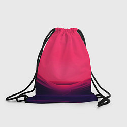 Рюкзак-мешок Дорога в горизонт Алый закат, цвет: 3D-принт