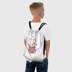 Рюкзак-мешок Любимая кошечка, цвет: 3D-принт — фото 2