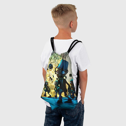 Мешок для обуви Plants vs Zombies зомби наступают / 3D-принт – фото 4