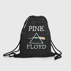 Рюкзак-мешок PINK FLOYD LOGO - ПИНК ФЛОЙД ЛОГОТИП, цвет: 3D-принт