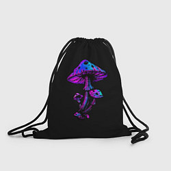 Рюкзак-мешок Неоновый гриб, цвет: 3D-принт