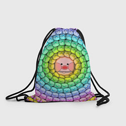 Рюкзак-мешок Psychedelic Lalafanfan, цвет: 3D-принт