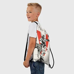Рюкзак-мешок Биг Босс с волком, цвет: 3D-принт — фото 2