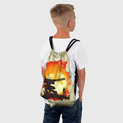 Рюкзак-мешок Снейк и Метал Гир, цвет: 3D-принт — фото 2