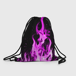 Рюкзак-мешок ОГОНЬ НЕОНОВЫЙ ПЛАМЯ, цвет: 3D-принт