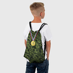 Рюкзак-мешок Лучшему маркетологу, цвет: 3D-принт — фото 2